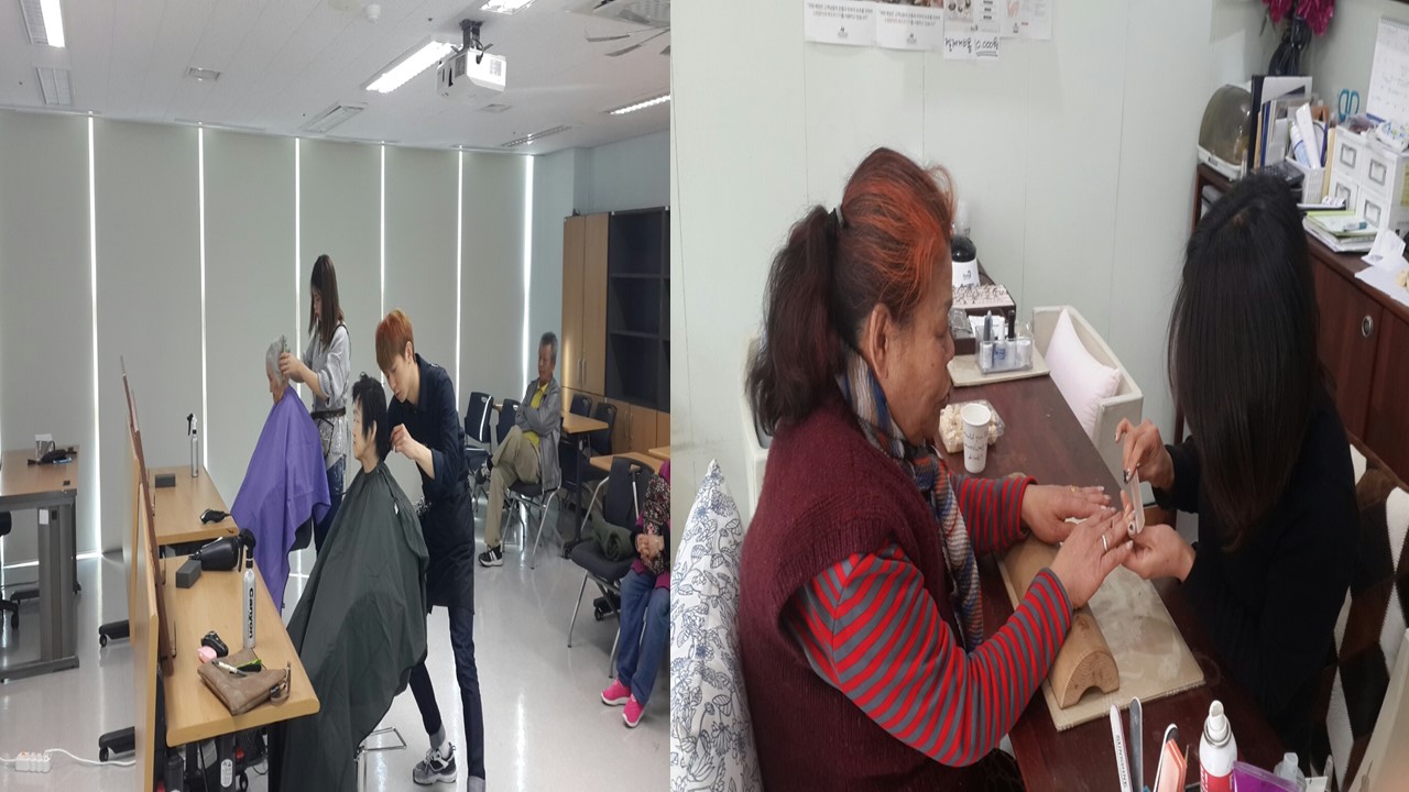 3월 손애머리애